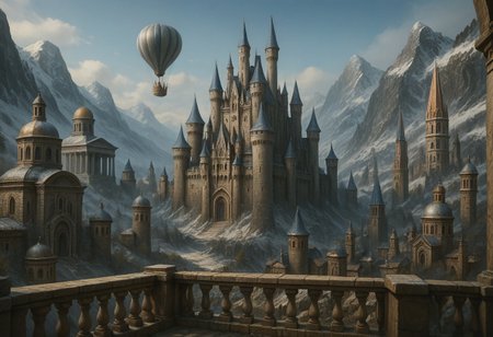 (((score_9, score_8_up, score_7_up, Towermb2, mountain, outdoors, sky, castle, day, fantasy, scenery)))
, 
((( masterpiece, )))
,
(((  )))
,
((( )))
,
((( )))
,
((( ))) 
,
((( )))
,
((( )))