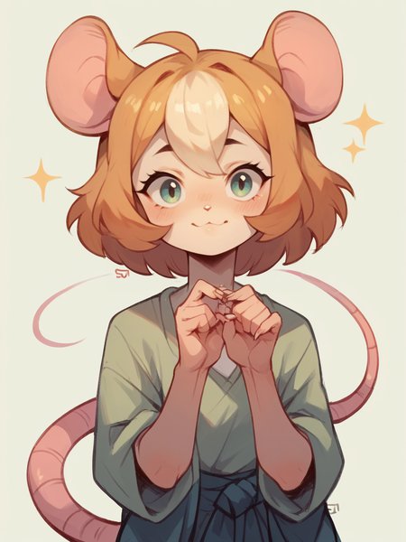 score_9, score_8_up, score_7_up, score_6_up, score_5_up, 1girl,  <lora:su1zXLP:1> su1z, mouse girl, solo, cute,