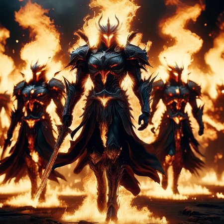 ignar burning shadows of warriors on the battlefield, dark, cinematic, enigmatic, photorealistic, very detailed<lora:ignar:1>