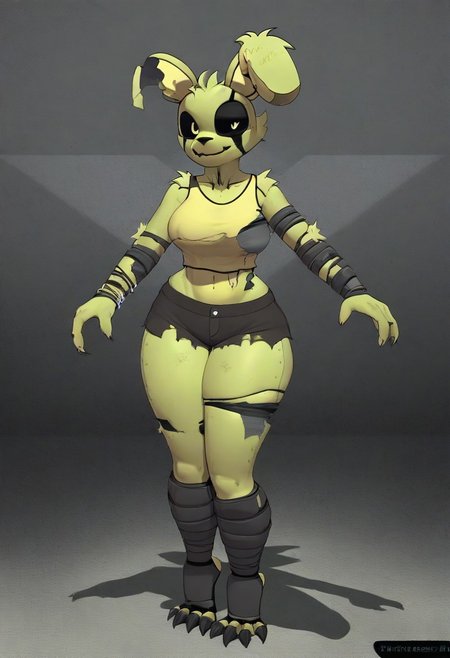 Fem Springtrap | FNAF-pony