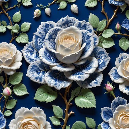 score_9, score_8_up, score_7_up, score_6_up, score_5_up, score_4_up, raw photo, photorealistic, <lora:extremely_detailed:0.25> extremely detailed,<lora:add-detail-xl:0.25>, <lora:detailed_notrigger:0.25>, <lora:MJ52:0.25> realistic, photography, <lora:sinfully_stylish_SDKL:0.25>, <lora:stvmccrr:0.25> Photography, stvmccrr style, stvmccrr, <lora:xl_more_art-full_v1:0.25>, <lora:SDXLFaeTastic2400:0.25>,
a rose made of  <lora:BluePatternPorcelainStyle:1> Bluepatternporcelain