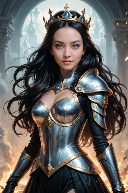 by (((Brian Mashburn) and Mark Lovett) and Hikari Shimoda) and Sydney Edmunds of   warlike arcane regal princess   <lora:more_art:0.30> <lora:RMSDXL_Enhance:0.50> <lora:RMSDXL_Creative:0.50> <lora:RMSDXL_Photo:0.25> <lora:RMSDXL_Darkness_Cinema:0.50> <lora:clothing_slider:3.00> <lora:great_lighting:1.50> <lora:aesthetic:1.50> <lora:photorealistic_portrait:0.75> <lora:extremely_detailed:1.25> <lora:dpo:0.25> <lora:perfect_hands:0.50>