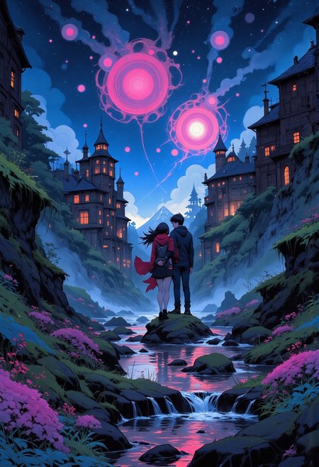 Run away, run away, we could run away
And leave this place for another day
Look at all the love in the Milky Way
Callin' you and me
Ah, I'm dreaming 'bout a million miles away
You next to me (you next to me)
No stress for me (no stress for me)
No gravity 
FiadhRose01