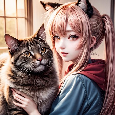anime artwork cat, dog, <lora:add_detail:0.6>, <lora:more_details:0.6>, <lora:sd_xl_turbo_lora_v1:1>, <lora:sdxl_lightning_2step_lora:1>, <lora:JuggerCineXL2:1> . anime style, key visual, vibrant, studio anime,  highly detailed
