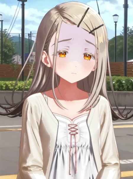 detailed background, 
<lora:gmhiro.pony:1>,
gmhiro,
depressed, 
despaired, sad, purple forehead,