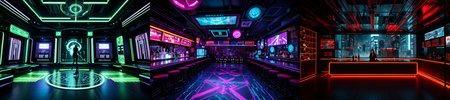 highly insanely detailed, masterpiece, top quality, best quality, highres, 4k, 8k, RAW photo, (very aesthetic, beautiful and aesthetic), 
__lazy-wildcards/subject/env-bg-interior/cyberpunk_club/prompts__, 
<lora:Cyberpunk_Club:0>, 
(1girl:1.3), 1other, 
__lazy-wildcards/dataset/background__,âââ