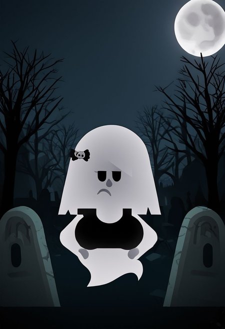 carrie_krueger, adult, ghost, sexy, curvy body, in graveyard, moon, trees, solo, goth girl, front view