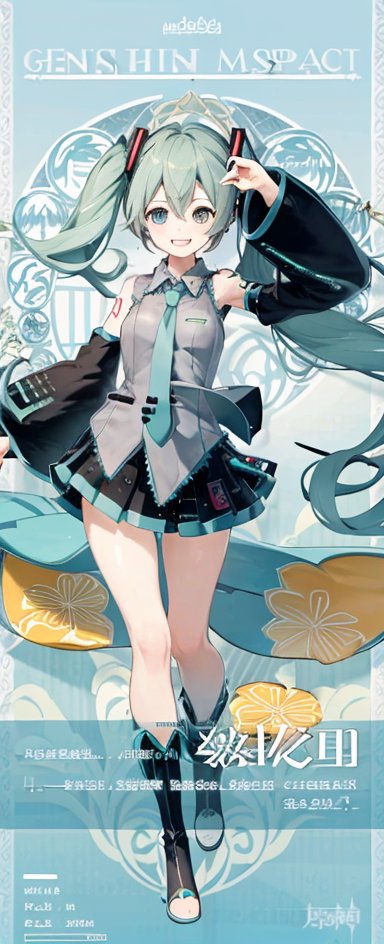 masterpiece, best quality,1girl,hatsune miku,