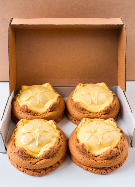the xenoegg cookie box, cookies, sweets, 
<lora:Xenomorph_Egg_SDXL:1> xenoegg