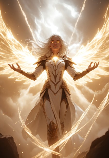 score_9, score_8_up, score_7_up, ((( best view, might, power )))
,
((( Holmagmb, glowing,)))
,
(( 1girl, solo, petite, long hair, white hair, beautiful, armour, ))
,
((( )))
,
(((Glowing eyes, yellow eyes,  )))
,
(( ))
,
(( ))
,
(((  Wings, glowing wings,)))
,
()