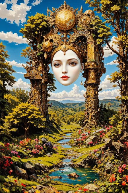 fantasy beautiful surreal nature landscape, woman, intricate, very detailed, multilayer paint style, colorful, <lora:Hand v2:1> <lora:Anti-Blur:1> <lora:Insane Detail Slider:0.5>   <lora:Flux.1_Turbo_Detailer:0.6> <lora:flux-photo-transparent_Alpha_1.0:0.8> <lora:flux.1_lora_flyway_Epic-detail_v2:1> <lora:Painterly01b_CE_FLUX_AIT:0.8> pntrlyCE_style, <lora:VividlySurreal:0.8> <lora:PsykeV1:0.6>