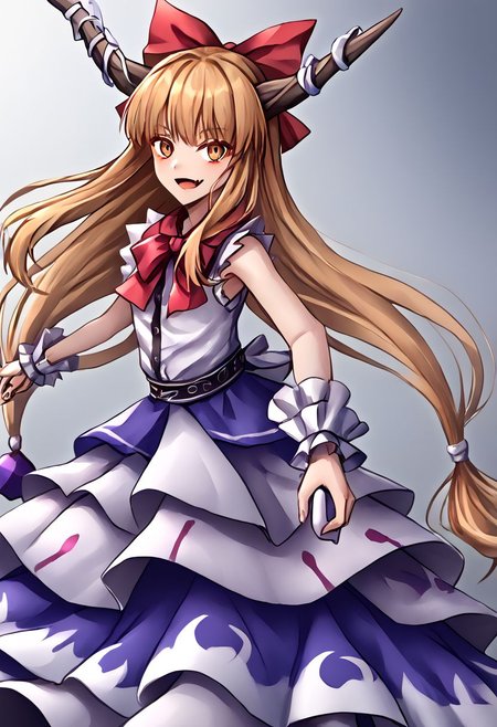 1girl, suika, 
masterpiece, best quality, very aesthetic, absurdres,