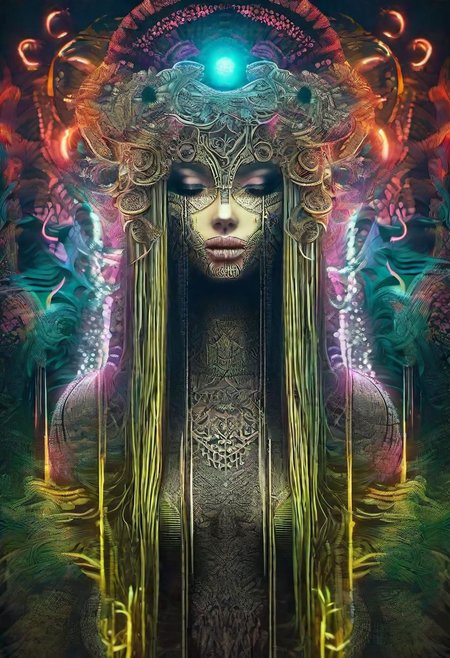 ral-exposure, 1girl, girl with mushroomhead, glowing eyes, in the style of double exposure, (goth:1.5), yellow, long hair, viking, neon art nouveau, long exposure, wimmelbilder, layered lines, neonpunk, looking to viewer,chiaroscuro, best quality, forest, moon, masterpiece, highres, absurdres, incredibly absurdres, huge filesize, wallpaper, colorful,8K,RAW photo <lora:ral-exposure-sdxl:1>,EdobHorrorLandscape, fog, saliva, goggles, simple background, tentacles, fog, moon, forest, goggles, red sky, dragon, ambiguous gender, extra eyes, male focus, fantasy, sharp teeth, silhouette, spikes, mask, planet, saliva, dark, <lora:EdobHorrorLandscape_XL_v1.0:0.8>