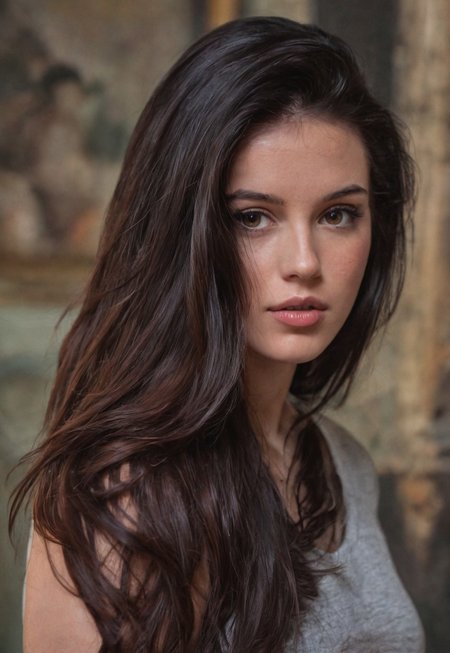 Ultrarealistic, photorealistic, realistic, depth of field, 4k, HDR, masterpiece.
1girl, beautiful, dark hair, long hair. Artistic portrait