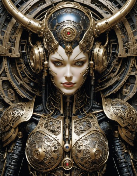 by william Stout,  (filigreed , marvel comic style but extremely beautiful:1.4), (intricate details, masterpiece, best quality:1.4) ,
Biomechanical cyberpunk, cybernetics, human-machine fusion, dystopian, organic meets artificial, dark, intricate, , looking at viewer
<lora:add-detail-xl:1> <lora:xl_more_art-full_v1:0.5> <lora:looking_at_viewer:2>