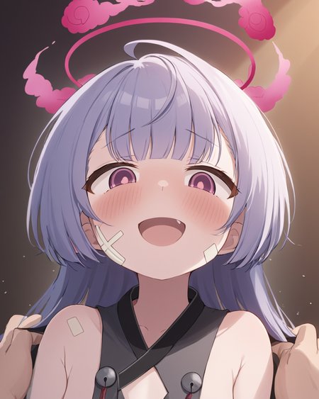 shuro \(blue archive\),1girl, blush, halo, open_mouth, 2boys, hetero, solo_focus, smile, trembling, bandaid_on_face, looking_at_viewer, upper_body
<lora:shuro_(blue_archive)_image571_2023-12-03:1>halo. gorgeous,key visual, vibrant, studio anime,award-winning, professional, highly detailed,high budget, cinemascope