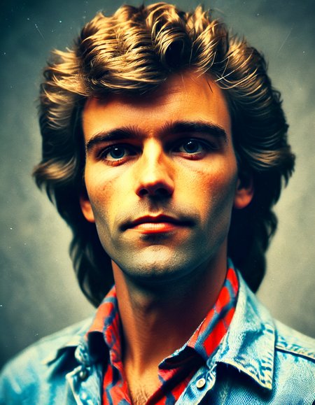 80slora, man, portrait