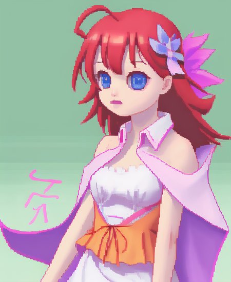 <lora:LCM_LoRA_Weights_SD15:1> 
<lora:oekakiDT:1> dreamertapir
1girl
mature female, 
oekaki
 <lora:stephaniedola-nvwls-v1:1> stephanie dola, hair flower, detached collar, bowtie, pink cape, cleavage, frilled dress