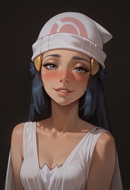score_9, score_8_up, score_8. score_9, score_8_up, score_7_up, score_6_up, masterpiece, 4k, high quality, (best quality:1.1), ExpressiveH
1girl, dawn_\(pokemon\), medium breasts, blushing, looking at viewer, smiling, g0dd3ss, white dress
green background