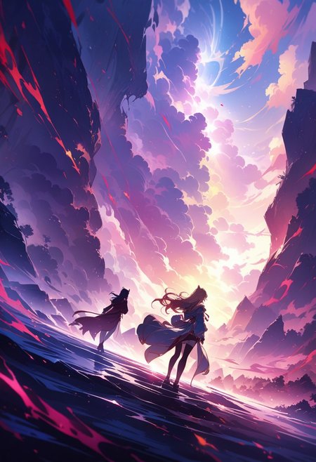 (masterpiece), best quality, (4K), (cinematic lighting), highly detailed, 8K, UHD, ultra detailed, immersive picture, vivid colors, volumetric light, cinematic light, extremely detailed CG, BREAK,
ASKING GOD \(PICTURE BOOK\)