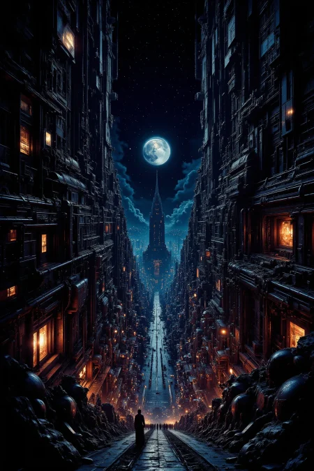 camp,  beautiful misterious cyberpunk landscape, bright luminous night, very intricate, very detailed, sharp, colorful, <lora:Hand v2:1> <lora:Anti-Blur:1> <lora:Insane Detail Slider:0.5>  <lora:Flux.1_Turbo_Detailer:0.6> <lora:flux.1_lora_flyway_Epic-detail_v2:0.6> <lora:The_Dark_Side_Of_The_Future:0.6>