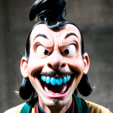 goofy <lora:face_xl_v0_1:1.1>, solo