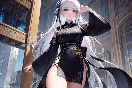 highly insanely detailed, masterpiece, top quality, best quality, highres, 4k, 8k, RAW photo, (very aesthetic, beautiful and aesthetic),  
(code_style,codestyle), 
<lora:CodeStyle (half generic class)_564920:0>, 
(1girl:1.3), 1other, 
korean architecture,multicolored background,âââ