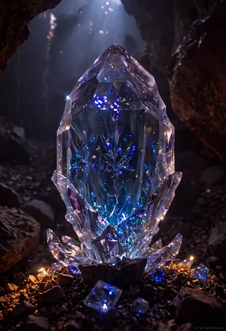 __Camera Views/cameraView/tilt-shift shot__
__200+ (NSFW and SFW)/background/cave__
An otherworldly (diamond crystal:1.5), pulsing with ((blue and dark purple <lora:aidmaLightPainting-v0.1:0.8> Light Painting)), hovers delicately above a weathered stone altar. Intricate carvings adorn the altar, depicting ancient symbols. The crystal itself is multifaceted, its surface smooth yet etched with delicate, swirling patterns. Beams of ((blue and dark purple light __200+ (NSFW and SFW)/color/Neon Purple__))++ emanate from its core, casting dancing shadows across the surrounding chamber. Ethereal, high fantasy, vibrant colors, high resolution, arcane knowledge, ancient magic (__cornf-horror-scene/lighting/eerie glow__), powerful energy, magical, mysterious, detailed, cinematic lighting, bokeh, bloom, ((extreme close-up on the refracted light:1.1)), __200+ (NSFW and SFW)/detail/Imperceptible detail__.
__200+ (NSFW and SFW)/camera/Hasselblad 500C Camera__, (masterpiece, award winning artwork) many details, extreme detailed, full of details, Wide range of colors, high Dynamic <lora:add-detail-xl:1> <lora:WildcardX-XL-Detail-Enhancer:0.9> <lora:aidma-Image Upgrader-v0.1:1> <lora:SDXLFaeTastic2400:0.085> <lora:MJ52:0.185> <lora:sinfully_stylish_SDKL:0.11> <lora:casting shadow style v2:0.1> <lora:CinematicStyle_v1:0.42> casting shadow style, cucoloris patterned illumination