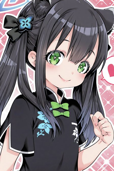 detailed background, shiny skin, posing,
safe, general, 
heart, bloom, glitter, sparkle, 
<lora:mdoh.il:1>,
mdoh,
shun_small_(blue_archive), 
upper body, happy, looking at viewer, 
short sleeves,