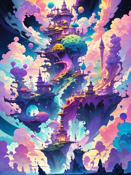 <lora:SevenSeven_Style_Dim32:0.6>, <lora:Cosmic anime-oil fusion v2:1>, In a surreal and whimsical world, a man dressed in a vibrant Astonishing Purple that was inspired by Capcom, It is, and Cheetah print stands proudly on the edge of the ocean. at Nighttime, Fairy-Tale, Infrared, professional fine composition, cool colors, gorgeous, intricate artistic color