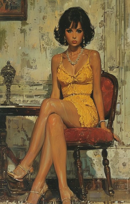 masterpiece,best quality,<lora:tbh298-sdxl:0.9>,illustration,style of Robert McGinnis
 portrait of family