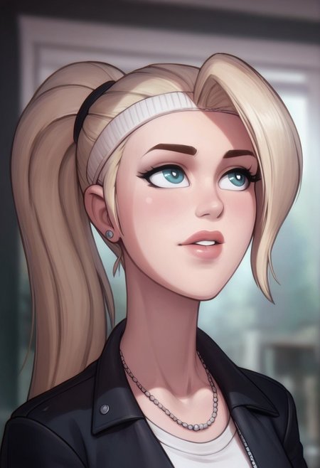 score_9, score_8_up, score_7_up, score_6_up, PRSNL_3_1, uncensored, pupils black dots, lips,
upper body, 
MKSonya, 1girl, blonde hair, ponytail, blue eyes, long hair