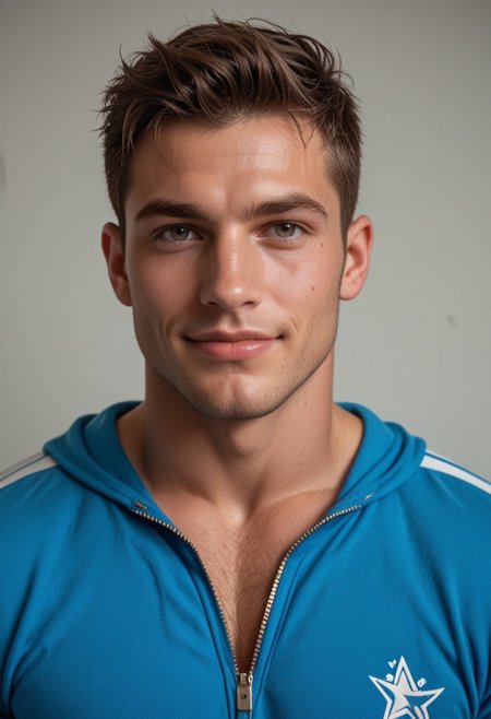 score_9, score_8_up, score_7_up, rating_explicit, male focus, txt2pr0n, 8k UHD photograph, 80mm, sharp focus, masterpiece, cinematic, epic, gorgeous, elegant, vibrant, beautiful, detailed, amazing, Real life photo, intricate details, worlds sexiest man: he has a massive porn star penis, square jawed handsome male, ripped, 28 yo, sweaty, detailed face, cleft chin, realistic face, realistic eyes, realistic mouth, slight smile,  shot from below,  (muscular veiny physique), slight chest hair, Alpha domination suck my dick, ejaculating cum, looking directly at viewer, slight smile, sneaker shop setting, random hairstyle,  wearing sporty sweatshirt open and unzipped,  random poses, bare feet, Scattered sneakers, cock worship),subsurface scattering, vibrant colours,