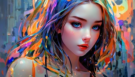 Amazing, colorful, beautiful, intricate, luminous, realistic
