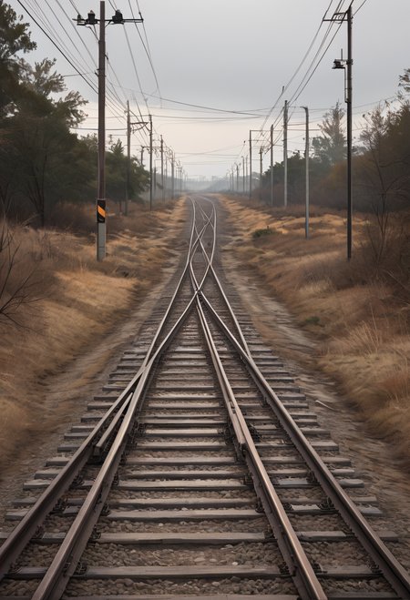 ,ruanyi1363,railroad tracks,1girl,full body,walking,<lora:1363 railroad tracks_v1_pony:1>, score_9,score_8_up,score_7_up,,8k,solo,,