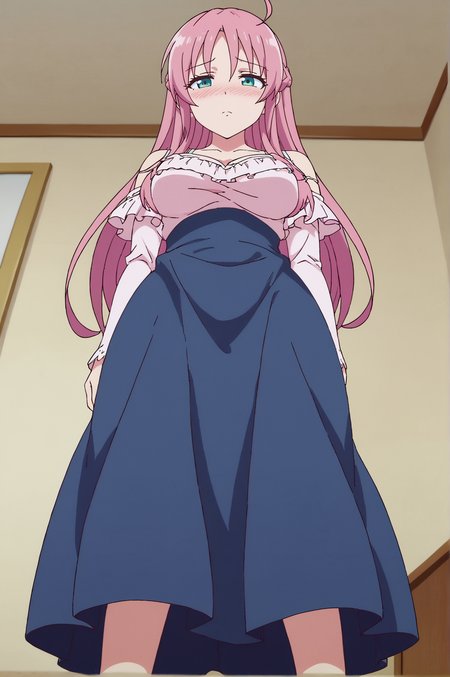 score_9, score_8_up, score_7_up,anime_source, source_anime, best background, detailed background, anime screencap,  Atena Saotome, Main Outfit, dynamic angle, indoors, seductive body, blush, horny, naughy face, siting, full body, from below, <lora:JN_Atena_Saotome:0.8>
