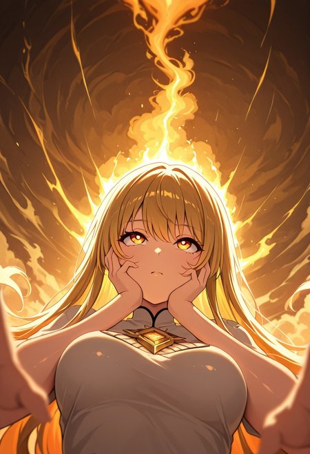 masterpiece, best quality, good quality, very aesthetic, absurdres, newest, 8K, depth of field,  in the style of cknc, artist:moriimee, in the style of cksc, 
1girl, long golden hair, wavy, amber eyes, medium breasts, perky, silk toga, slipping off, soft whimper, looking up, from below, floating mid-air, fingers spreading cheeks, glowing aura
BREAK
celestial temple, drifting clouds, golden beams
BREAK
dynamic light, warm tones, high contrast, depth of field, ethereal glow, rich details, divine shimmer