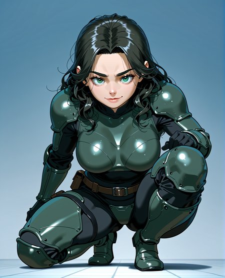 PonyScores7, source_anime, ah1, <lora:natsumi_style:0.5>, <lora:by_usakun-pony:0.4> by usakun, <lora:Akina_Bbw_Style_-_PonyXL:0.2> AkinBw
BREAK 1girl, (curly hair), long hair, (black hair:1.3), mature female, (parted hair:1.7), (round face:1.2), (thick eyebrows:1.5), (curvy), round-chin, (greenish hazel eyes), caucasian, (downturned eyes:1.4), (plump face), messy hair, <lora:Round_face:0.1>, <lora:ETO_OCPonyXL:0.5> eto_oc, skindentation, (plump), thick thighs, wide hips, busty, voluptuous, kinky curls, lips, <lora:venus body PonyXL:0.4>,  (Bewildered, Wide-eyed furrowed eyebrows tilted head suggesting confusion perplexity or bewilderment,, smile), (Levitating Crystal Orbs), (By the Temple of Heaven in Beijing), looking at viewer, (abbey  <lora:Terraformars:0.4> terraformarsmoviebodysuit, armored bodysuit, boobplate, shoulder pads, wrist guards, gloves, utility belt, belt pouch, hip armor, crotch plate, thigh armor, knee pads, shin guards, armored shoes)
BREAK <lora:xl_more_art-full_v1:0.2>, <lora:shinyskin2:0.2> glistening skin, <lora:aesthetic_anime_v1s:0.2>, <lora:Expressive_H:0.2> Expressiveh, <lora:hairdetailpxl:0.2> hairdetailpxl, <lora:EpicF4nta5yXL:0.2>, <lora:detailxl:0.2> detailxl, <lora:Fant5yP0ny:0.2>, best quality, amazing quality, best aesthetic, absurdres, <lora:expressive eyes:0.2> expressive eyes, <lora:eyedetailpxl:0.2> eyedetailpxl, illustration, Volumetric_Lighting, ultra-detailed, very aesthetic, intricate details, 8k, masterpiece, best_quality 
BREAK (High Angle (from the side) view medium Close shot (focus on feet)) 
BREAK <lora:Eyes_High_Definition:0.3> EyesHD, Stable_Yogis_PDXL_Positives, AS-Adult, <lora:Complicated fantasy portrait - XL Pony V2.0:0.4>, bad-hands-5