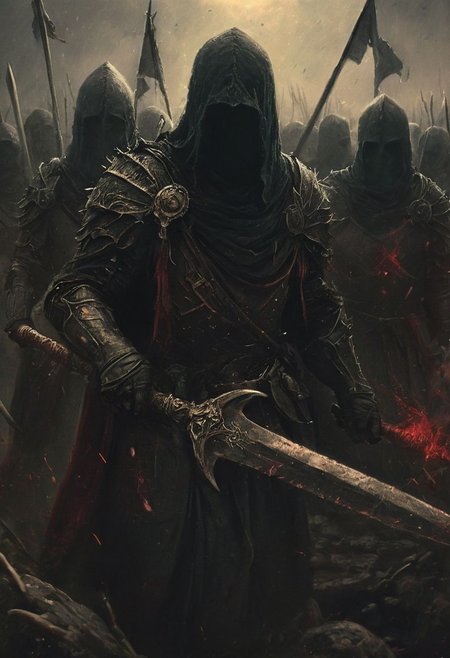Completely Helm's fall absolutely nothing, pure black, detailed, but the Lord of the Rings of life are rising, FastNegativeV2, ral-dissolve,(James Ensor,Unica Zurn,Zdzislaw Beksinki:1.3), Skeletons,Weeping statues, Paranormal,Apparition, (Metallics:1.1), (Shape:1.1), (Monotyping:1.1), (Strobe light:1.3), Stone, Rhombus, ultra detailed, intricate, oil on canvas, dry brush, (surrealism:1.1), (disturbing:1.2) <lora:khorne:0.7> <lora:methurlant:0.5>
The king's guards fell like wheat before the scythe, their cries of alarm silenced by the swift and merciless blades of the assassin knights. In the heart of the fortress, they confronted the tyrant king himself, a figure wreathed in shadows and crowned with a crown of thorns.
A fierce battle ensued, the clash of steel and the crackle of dark magic filling the air with a palpable sense of impending doom. Sirah's daggers danced like silver serpents, finding their mark with unerring accuracy, 
creating a hyperpunk scene with desaturated translucent DARK Red and beige details, colorful (polaroid:0.7) with vibrant colors, (vacations, high resolution:1.3), (small, selective focus, european film:1.2), (sexual advance:1.1), ,end of hopes ,silence, extremely detailed,dark,sad, easynegative, digital artwork by Beksinski, extremely detailed, dark, chiaroscuro, low-key,in the style of Kelly Slater ,style by Kelly Slater,closeup,digital artwork by Beksinski, style of Kelly Slate
