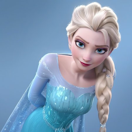 score_9, score_8_up, score_7_up, score_6_up, score_5_up, score_4_up, realistic,  <lora:Elsa_Frozen:0.8>,  elsa33, 1girl, long hair, blue eyes, blonde hair, dress, cape, makeup, single braid, hair over shoulder, eyelashes,  BREAK arms behind back, leaning forward, light smile, bent over,