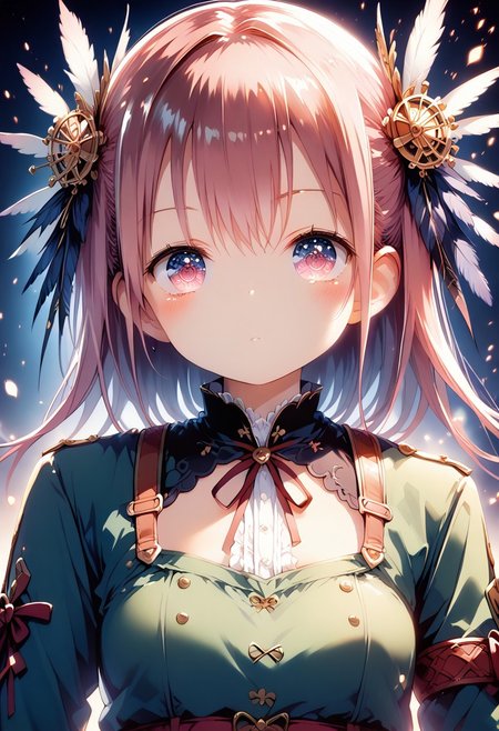 score_9, score_8_up, score_7_up, 1girl, FujisakaLP, high definition eyes, (masterpiece), (best quality), (ultra detailed),(illustration), Girl with blue-pink hair and peacock feathers, inspired by Nari Hiko-kun, CGSOCIETY, anime style. 8K, anime style 3D, popular on CGSTATION, 8K high quality detail art, Guvez style artwork, fantasy art style, realistic anime 3D style, anime inspiration, anime style mixed with Fujifilm