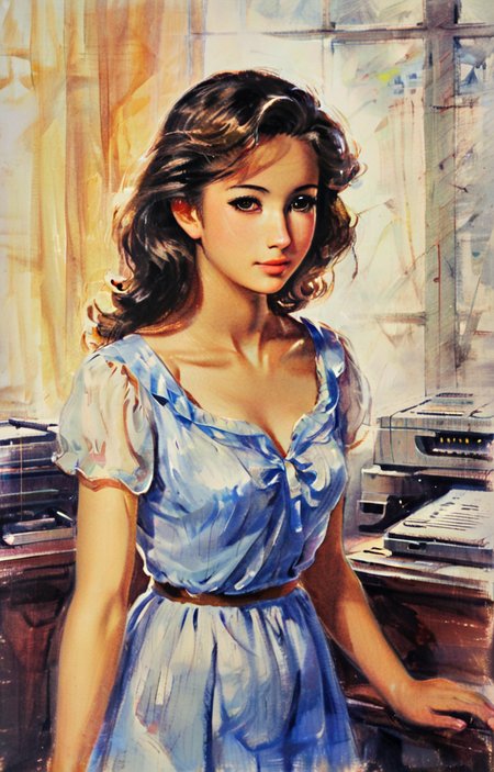 masterpiece,best quality,<lora:tbh4-sdxl:0.9>,illustration, portrait of idolmaster cinderella girls,