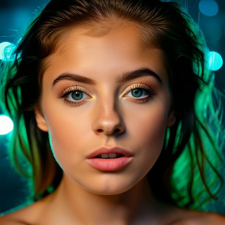 cinematic photo (dark shot:1.4), 80mm, <lora:Natalia_Blake_Pony:0.5>, woman, 18-year-old, female, for, natalia, posing, Stable_Yogis_PDXL_Positives, <lora:add_details_xl:1>, lightroom, natural skin textural, detail, hyperrealism, (natural skin texture, hyperrealism, soft light, sharp:1.2), expressive , personal , creative , by Annie Leibovitz , Cindy Sherman , Richard Avedon , Yousuf Karsh , Vivian Maier, soft light, sharp, exposure blend, medium shot, bokeh, (hdr:1.4), high contrast, (cinematic, teal and orange:0.85), (muted colors, dim colors, soothing tones:1.3), low saturation, (hyperdetailed:1.2), (noir:0.4) . 35mm photograph, film, bokeh, professional, 4k, highly detailed
