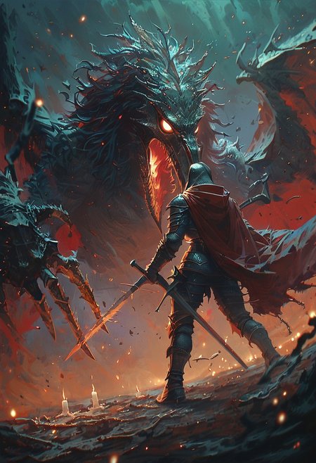 score_9
score_8_up
score_7_up
1girl
female warrior
dark armor
gothic
plague doctor mask
red hooded cloak
multiple weapons
sword
crossbow
claw-like extensions
skeletal hands
candles
dark background
foggy
desolate environment
sinister design
intricate patterns，Bosstyle