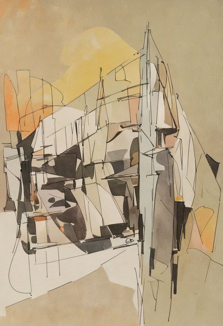 (Silhouette of a house on the cliff beside coast, flat painting background:1.5),
(abstract painting, impressionism, watercolor, oil painting brushstrokes, oil painting texture:1.3),
(brutalist architecture, BRIGHT green AND DARK BROWN color palette, curve LINE, circle, ellipse, core), AK, abstract, deconstruction, geometry, geometric composition,paint painting,harmonious colors, black frame,rectangle, tilt, flat painting, framex, horizontal, Constructivism, Fauvism, LW, Architecture sketch