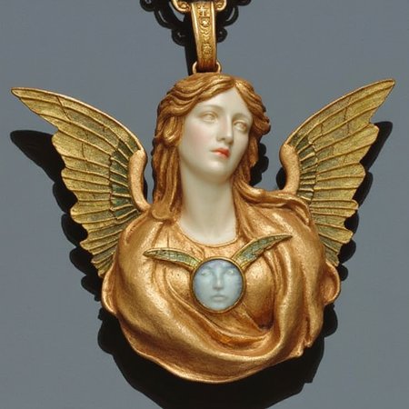 art nouveau pendants