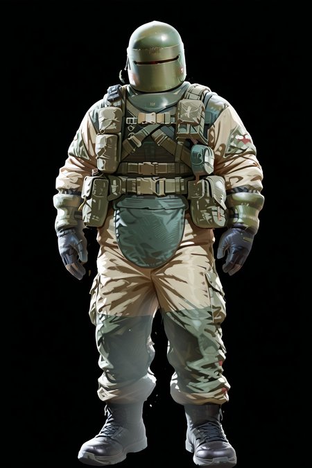 1boy,t@chanka,<lora:zoroj_IL_2:0.8>,<lora:Rokudenashi_Style_V1_ILXL:0.6>,front view,helmet,full body,<lora:tachanka_ORIGINAL:1>,, high quality,best quality,highres,detailed,perfect anatomy,masterpiece,aesthetic