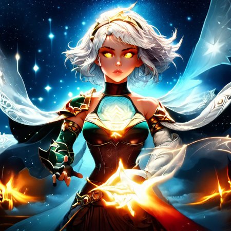 score_9, score_8_up, score_7_up, score_6_up, score_5_up, score_4_up, <lora:Starry_Morph_PonyXL:1> starry_morph Zeri from League of Legends, cinematic film still of painting of (a beautiful jedi holding a black hole:1.2) movement, dynamic pose, elegant, (perfect detailed face, perfect detailed body, perfect detailed eyes:1.5),  frowning eyebrows, rimlighting, uncluttered background, epic atmosphere, realistic face, detailed mouth, detailed face, beautiful detailed eyes, perfect body, color HD photo, 85mm, (full body, high quality photo, masterpiece), HDR, 8K resolution, analogue RAW DSLR, best quality, vivid vibrant colors, intricate detail, realistic human hands,  glow, (masterpiece) striking ground, wild field, dramatic lighting, otherworldly, best quality, oil painting, gloomy, fog, (epic art, , wind, action:1.5), darkness, total freedom, breath, , large wild spaces, dynamic, cinematic shot,  (back lighting:1.4), (rim lighting:1.4) (wet ground, reflexions:1.3) (ring of fire:1.4) (arc of fire:1.4) black clothes, black gloves, ,shallow depth of field, vignette, highly detailed, high budget, bokeh, cinemascope, moody, epic, gorgeous, film grain, grainy
