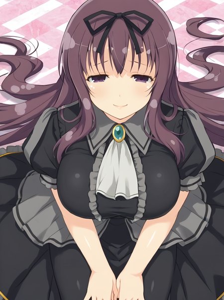 detailed background, shiny skin, posing,
<lora:murasaki.pony:1.0>,
murasaki, aaa, 
half-closed eyes, seductive smile, 
sit, high angle,