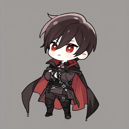 masterpiece,best quality,<lora:fat-noob05:1>,
chibi,ayn alwyn,1boy,male focus,
simple background,full body,